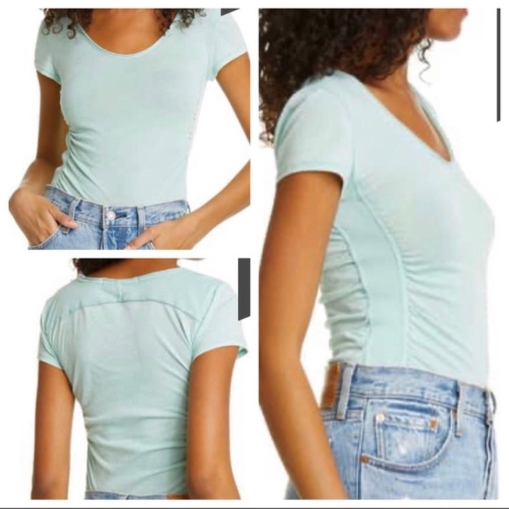 NWT Free People We The Free T Shirt XS color sage